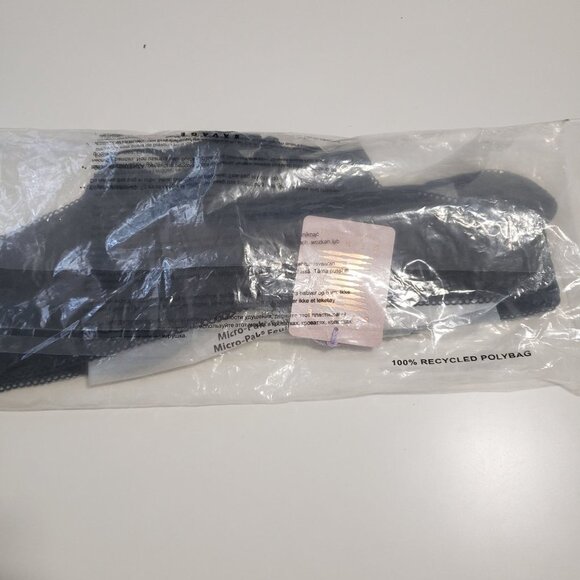 NWT Savage x Fenty‎ Cotton Essentials Unlined Bra in Caviar - Size 38DD - Picture 5 of 6